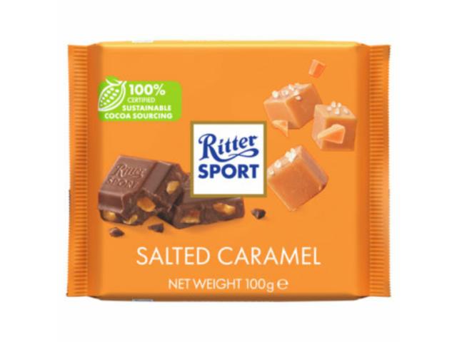Eladó Ritter Sport csokoládé 100 g sós karamellás 380Ft
