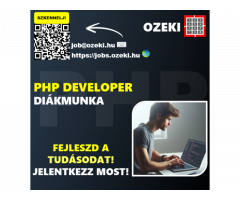 PHP developer – Diákmunka ősztől - Ozeki Kft.