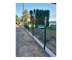 Beton lábazati elem, kerítéspanel, drótfonat, drótháló, vadháló, kerítés építés