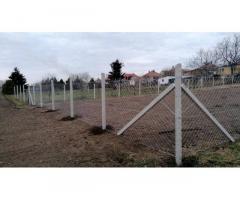 Drótfonat, vadháló, drótháló, kerítés építés, oszlop, kapu