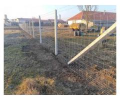 Kerítés építés! Vadháló, drótháló, drótfonat, oszlop, kapu