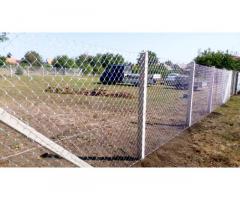 Kerítés építés, telepítés! Drótháló, vadháló, drótkerítés, oszlop, kapu