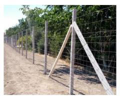 Vadháló, drótfonat, drótháló, oszlop, kapu, kerítés építés