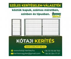 Egyenesen a gyártótól: vadháló, drótfonat, drótkerítés, oszlop, kapu, huzal